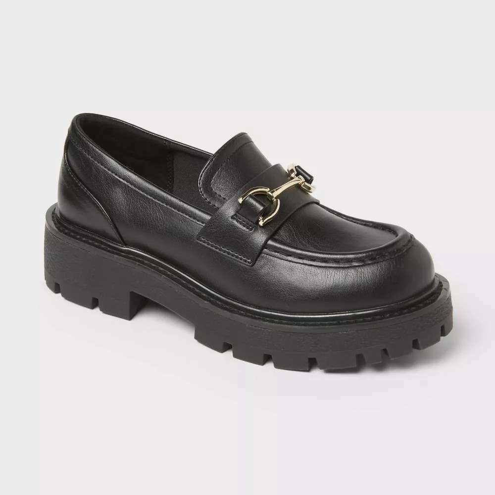 Women's Wild Fable Black Chapman Loafers 10 New With Tags